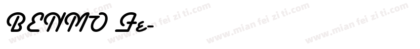 BENMO Fe字体转换